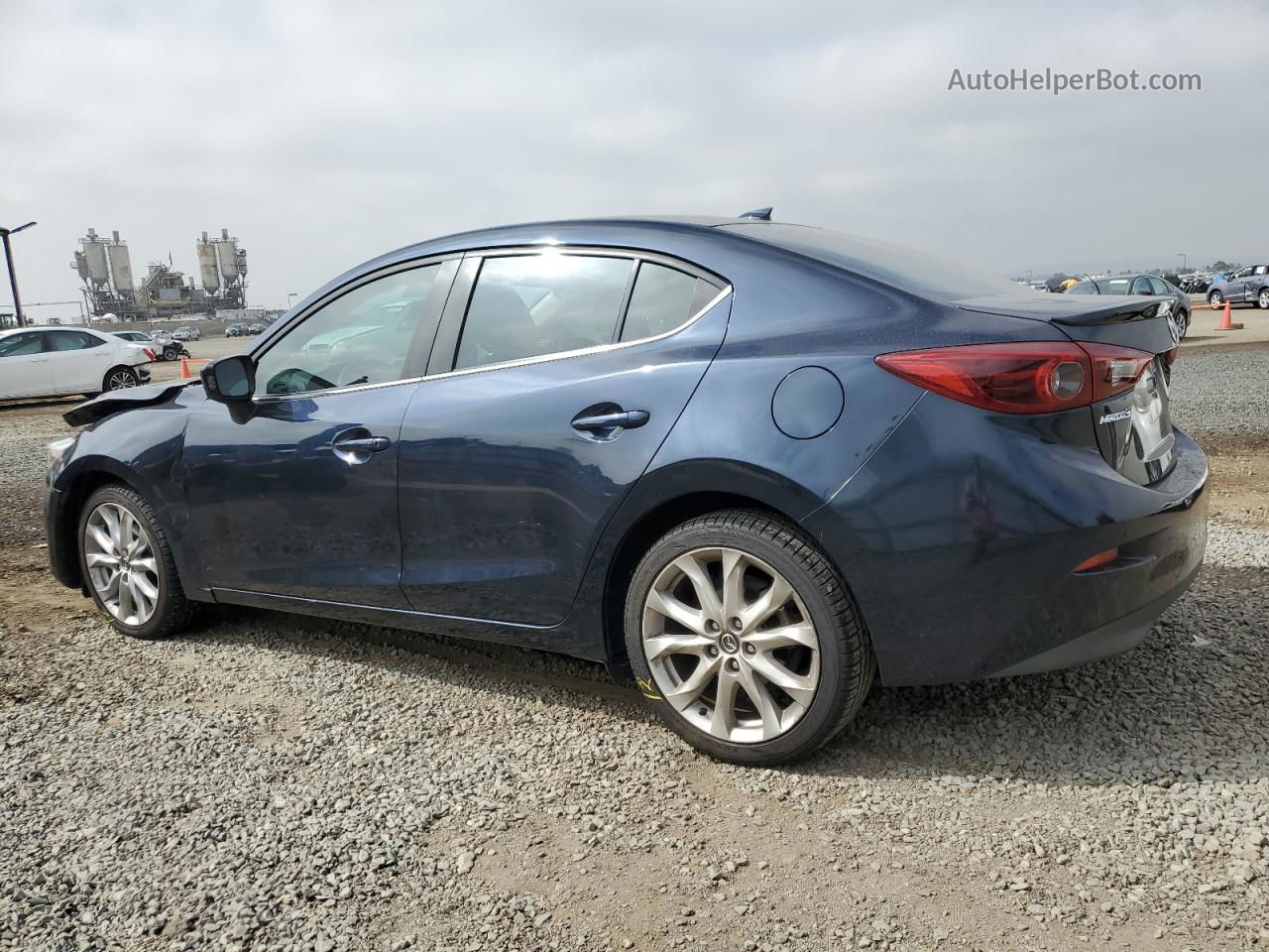 2015 Mazda 3 Grand Touring Blue vin: JM1BM1W30F1267131