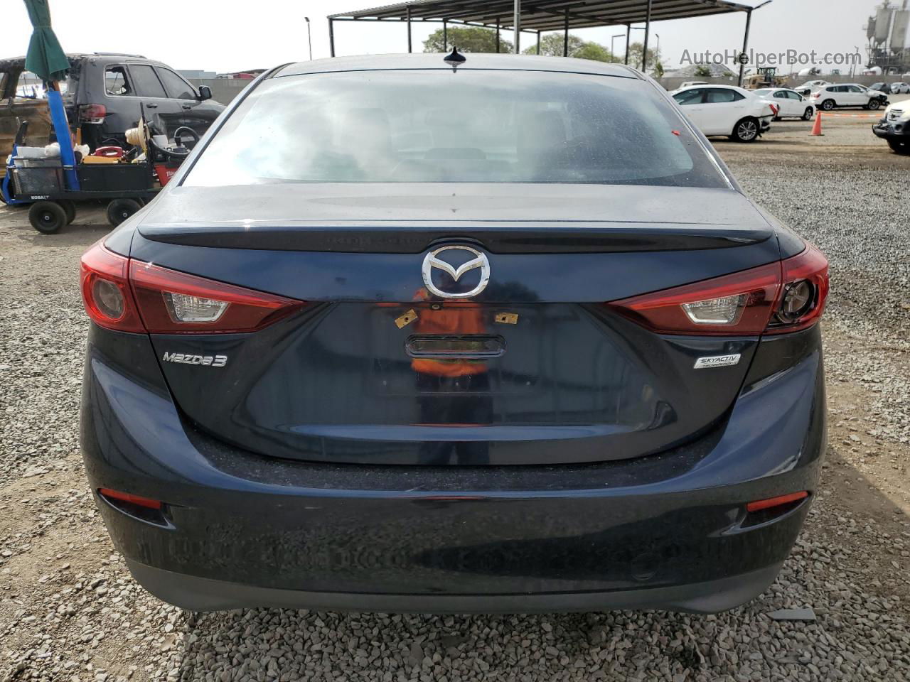 2015 Mazda 3 Grand Touring Blue vin: JM1BM1W30F1267131