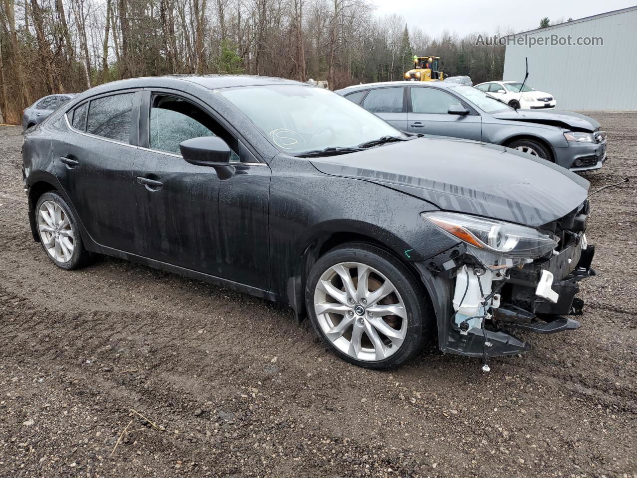 2014 Mazda 3 Grand Touring Черный vin: JM1BM1W31E1183091