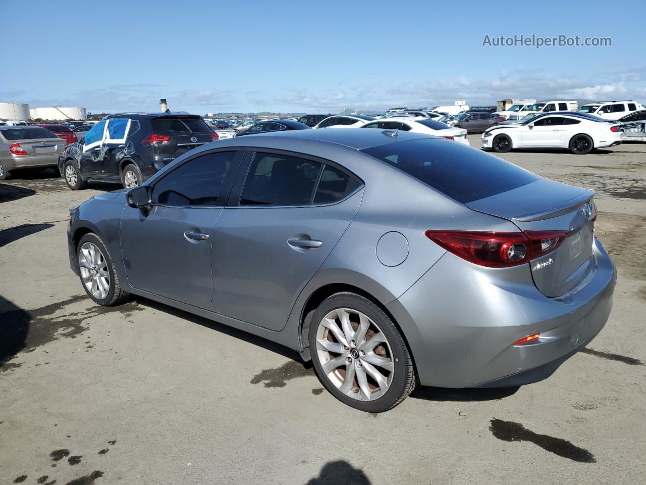 2014 Mazda 3 Grand Touring Gray vin: JM1BM1W33E1180869