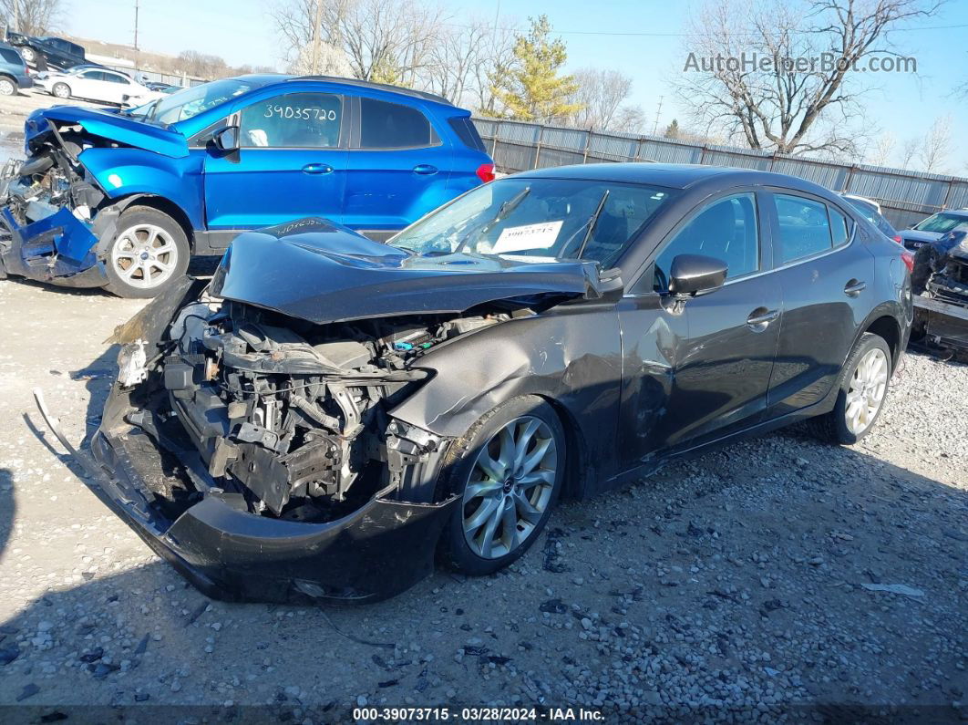 2014 Mazda Mazda3 S Grand Touring Brown vin: JM1BM1W33E1207925