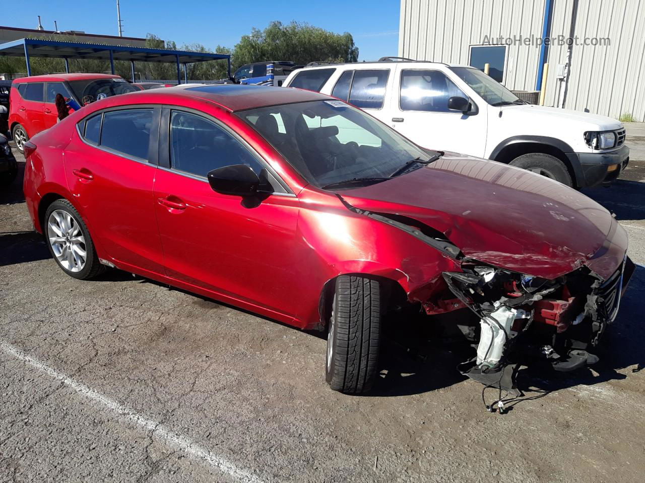 2016 Mazda 3 Touring Red vin: JM1BM1W33G1289626