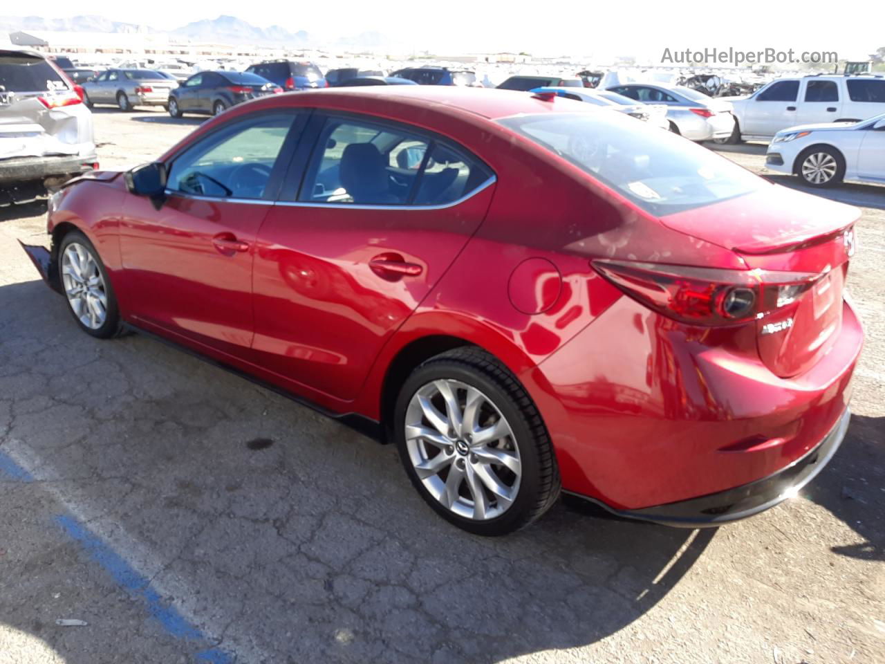 2016 Mazda 3 Touring Red vin: JM1BM1W33G1289626