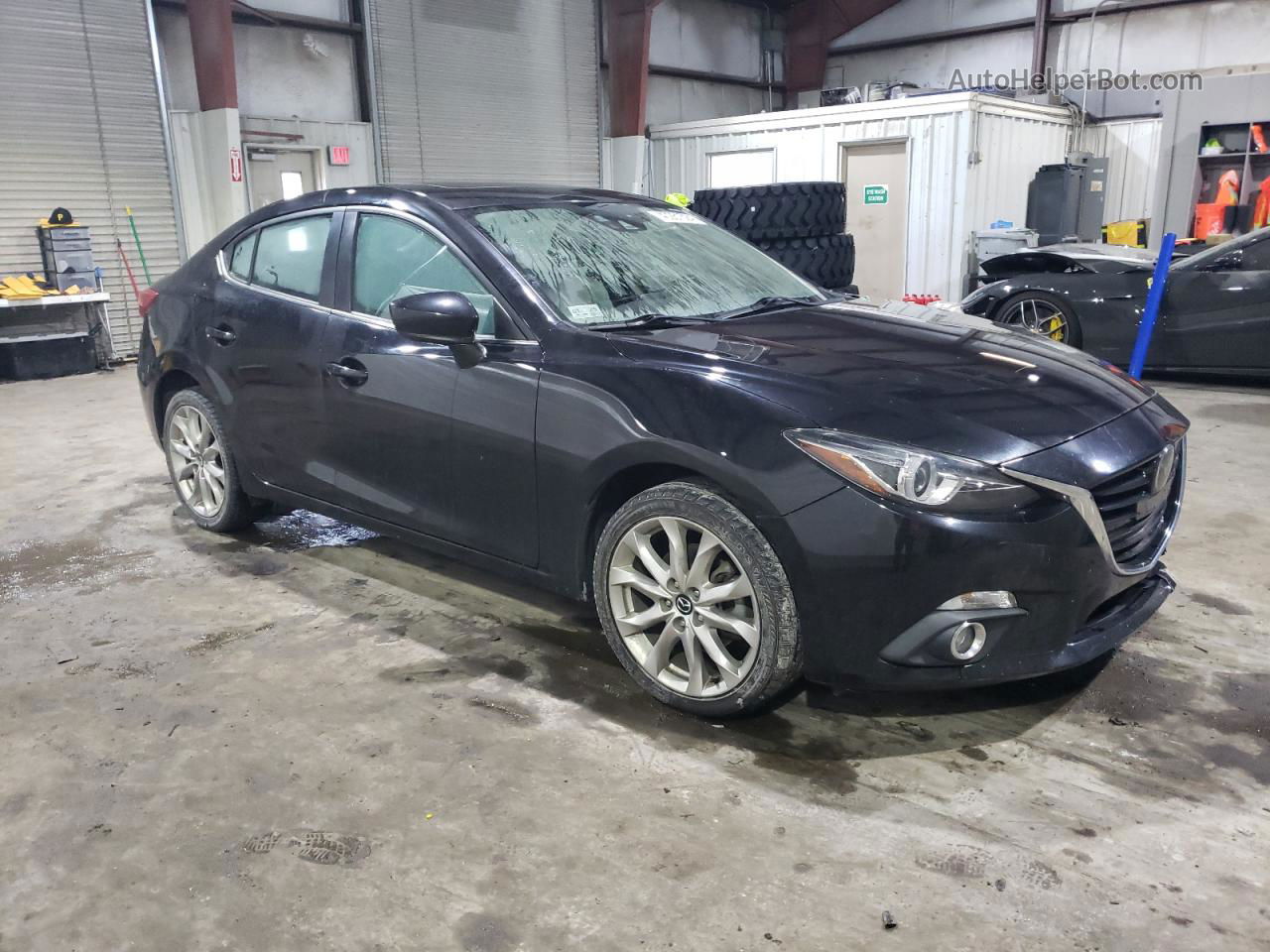 2014 Mazda 3 Grand Touring Black vin: JM1BM1W34E1162946