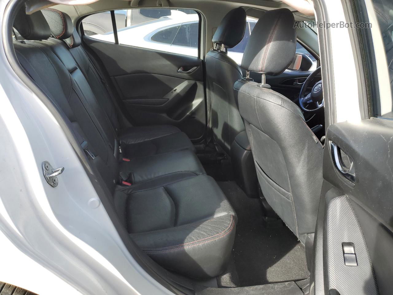 2014 Mazda 3 Grand Touring Белый vin: JM1BM1W34E1182145