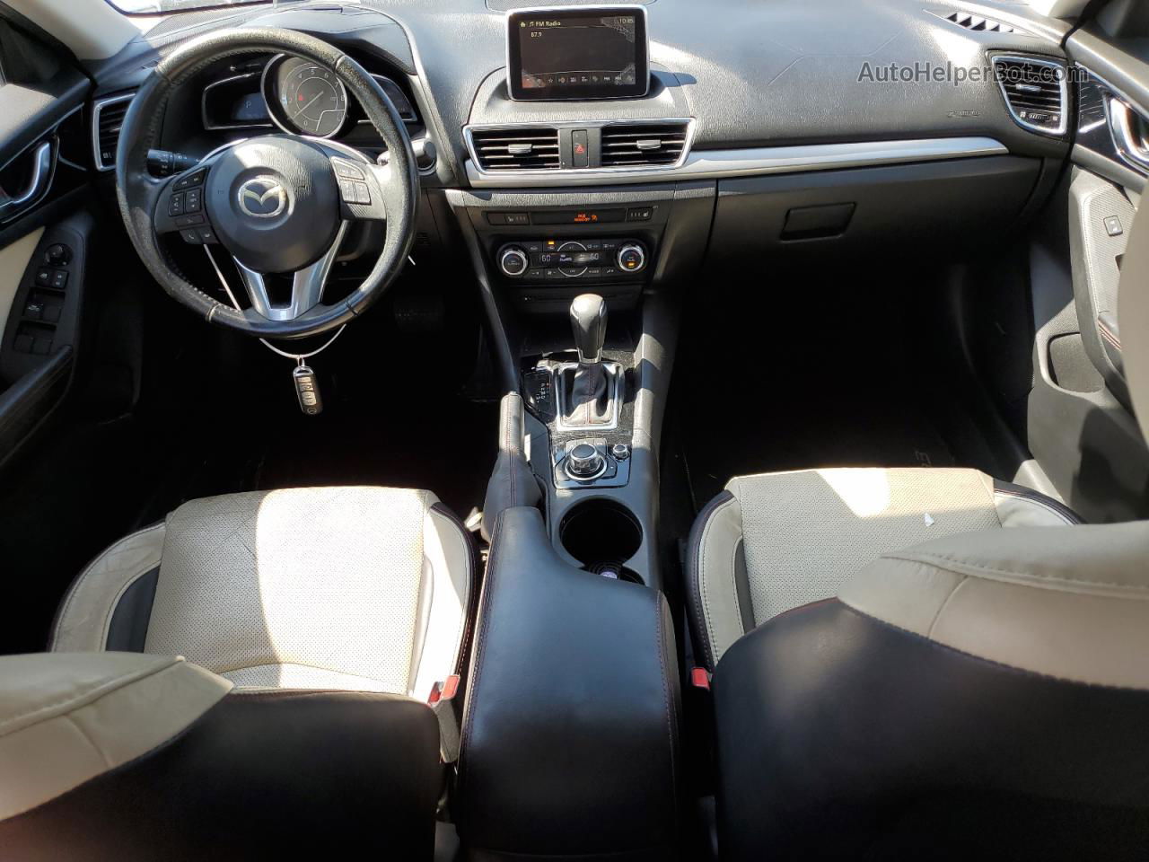 2014 Mazda 3 Grand Touring Черный vin: JM1BM1W35E1149753