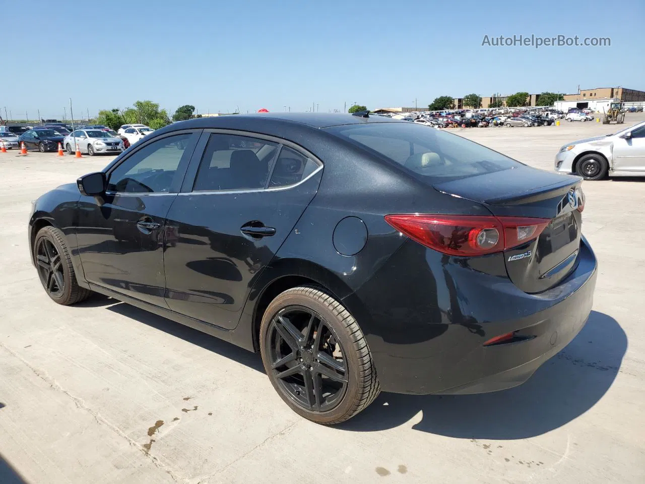 2014 Mazda 3 Grand Touring Black vin: JM1BM1W35E1149753