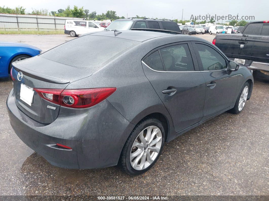 2014 Mazda Mazda3 S Grand Touring Gray vin: JM1BM1W36E1179831