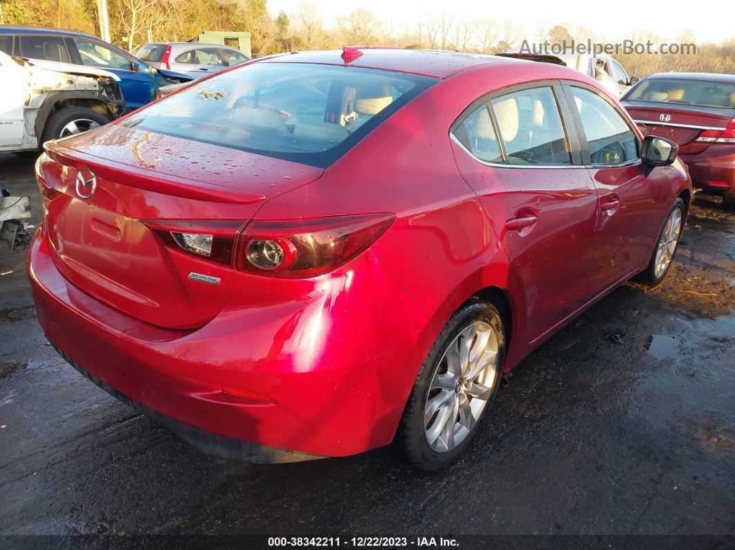 2014 Mazda Mazda3 S Grand Touring Красный vin: JM1BM1W36E1195415