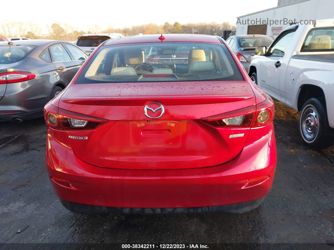 2014 Mazda Mazda3 S Grand Touring Red vin: JM1BM1W36E1195415