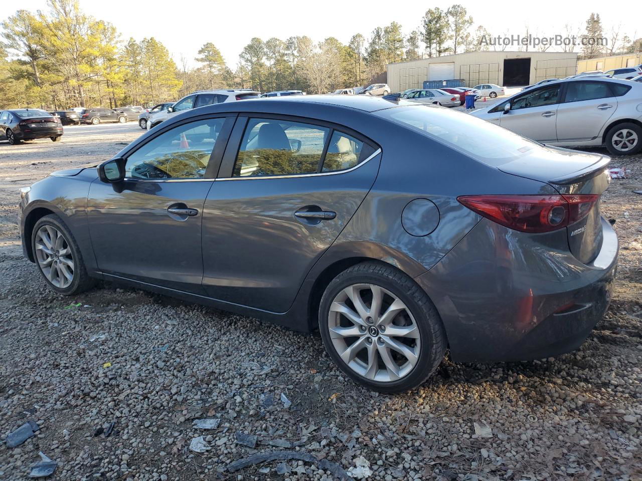 2014 Mazda 3 Grand Touring Серый vin: JM1BM1W38E1206611