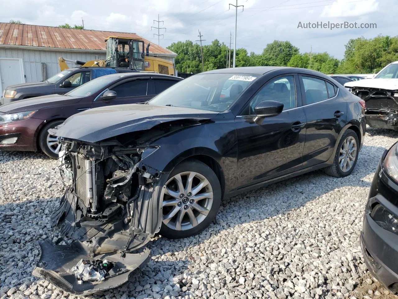 2014 Mazda 3 Grand Touring Black vin: JM1BM1W39E1112902