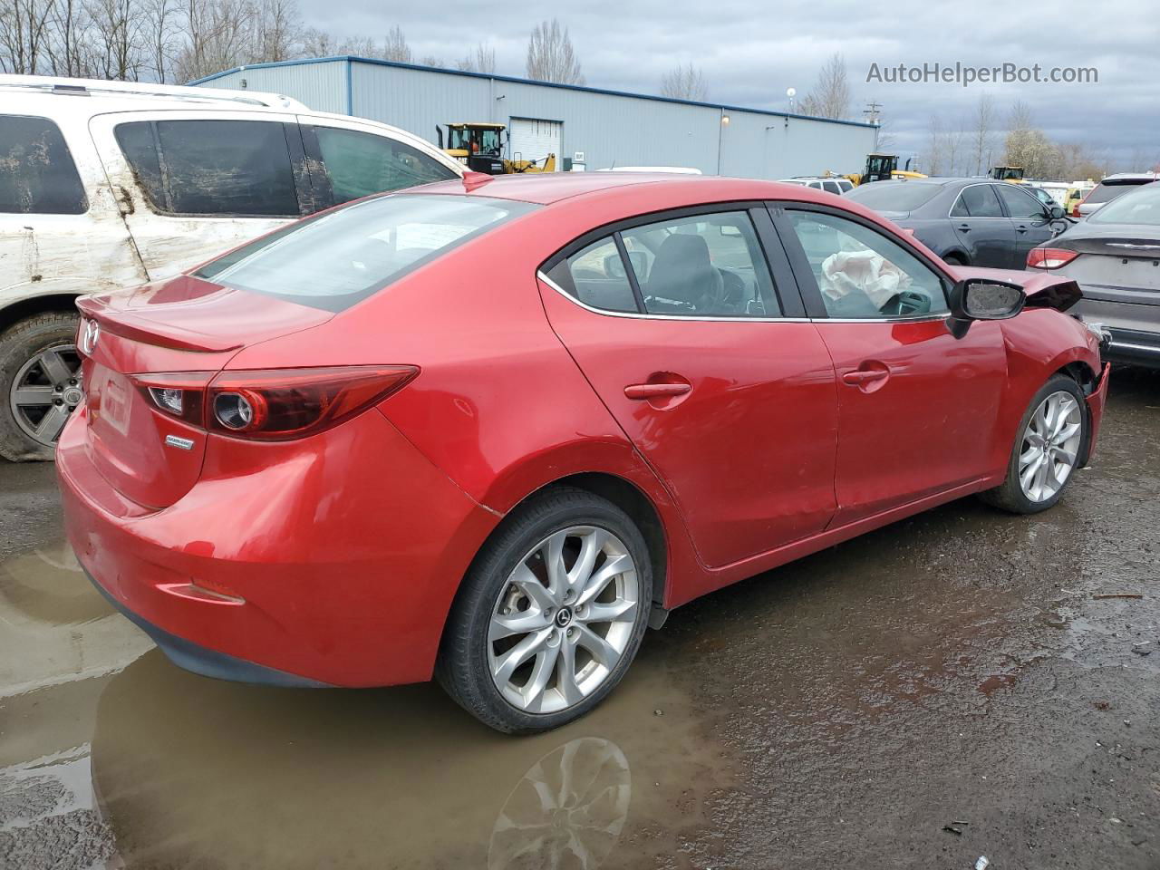 2014 Mazda 3 Grand Touring Красный vin: JM1BM1W39E1113547