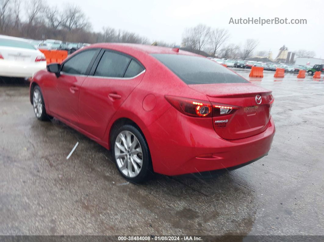 2014 Mazda Mazda3 S Grand Touring Red vin: JM1BM1W3XE1160067