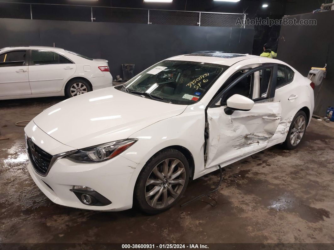 2014 Mazda Mazda3 S Grand Touring White vin: JM1BM1W3XE1181873