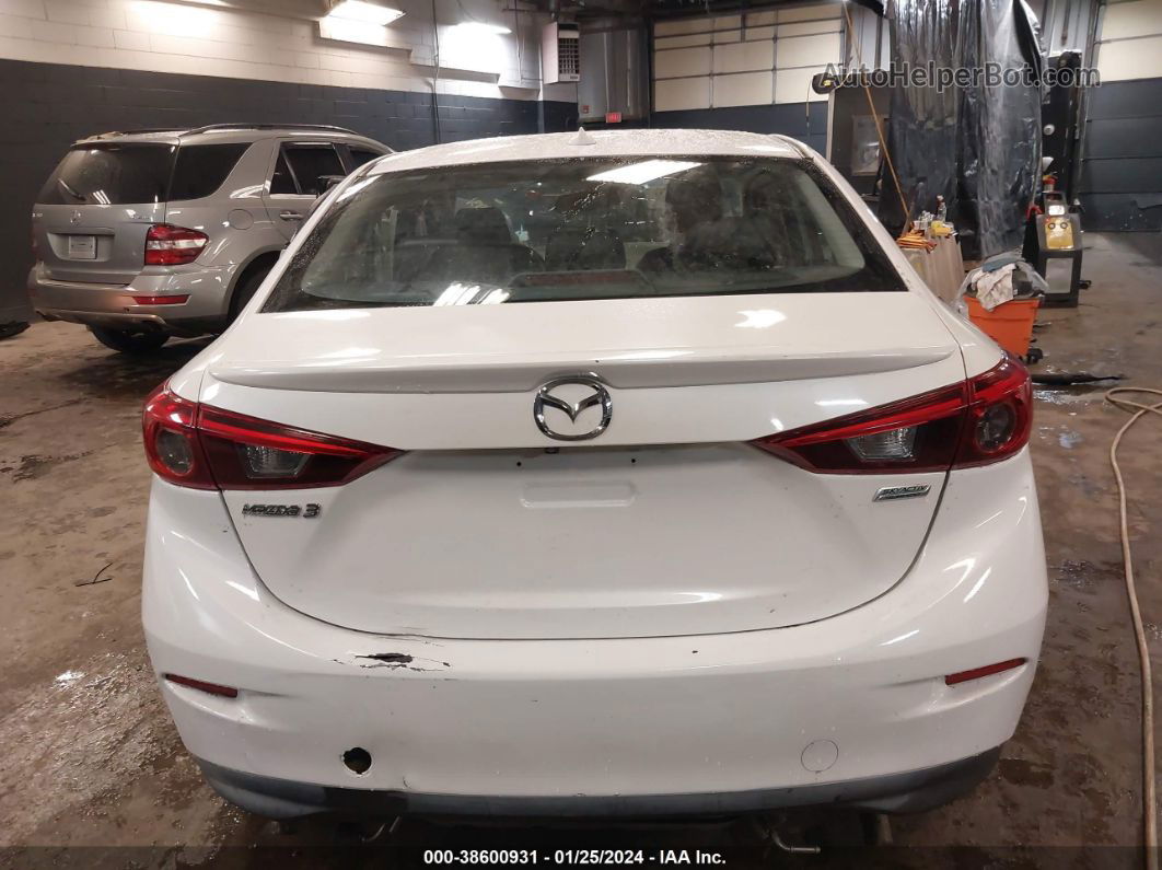 2014 Mazda Mazda3 S Grand Touring Белый vin: JM1BM1W3XE1181873
