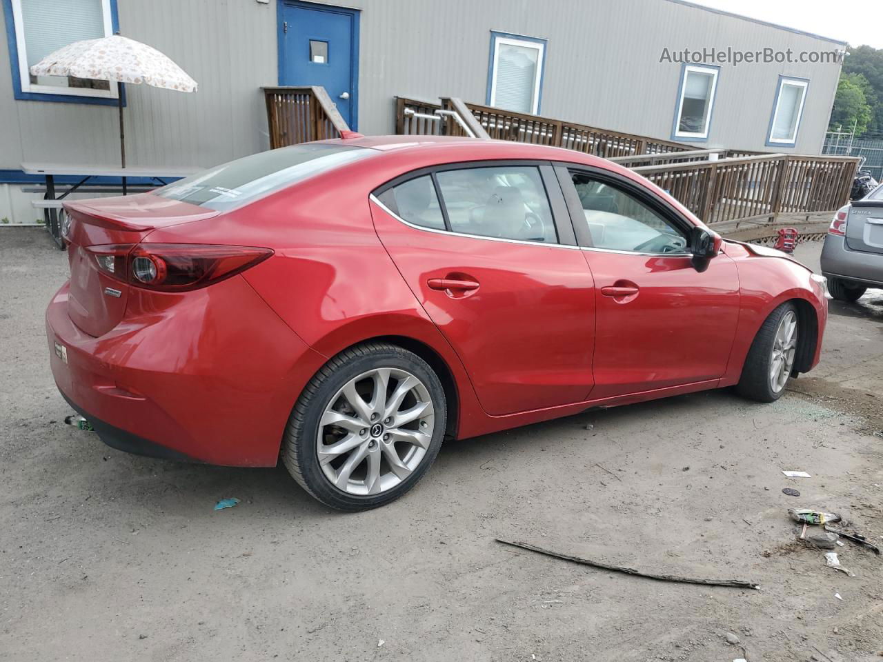 2014 Mazda 3 Grand Touring Red vin: JM1BM1W3XE1205380