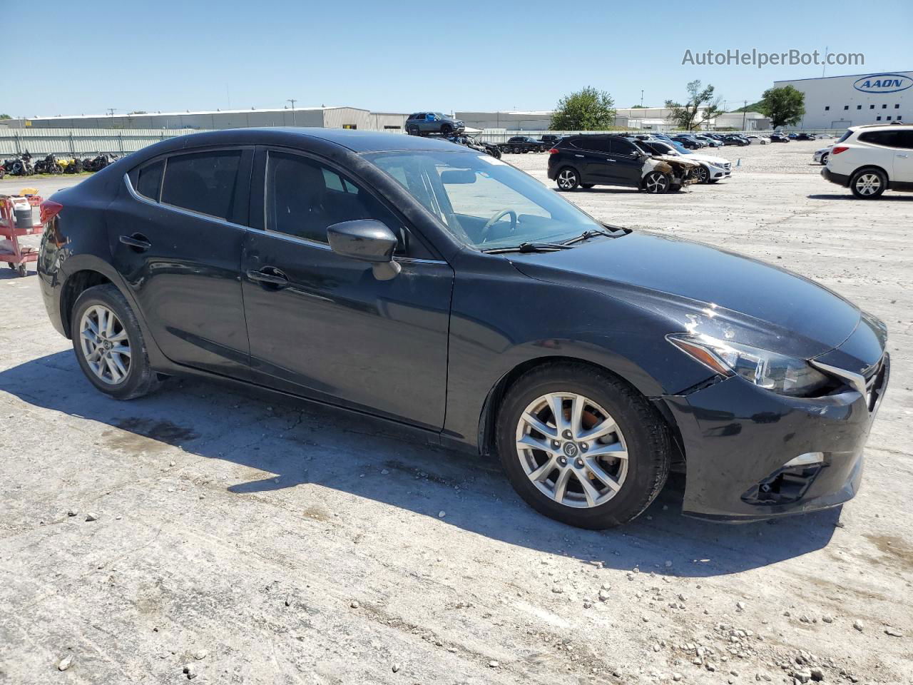 2014 Mazda 3 Grand Touring Black vin: JM1BM1W70E1108367