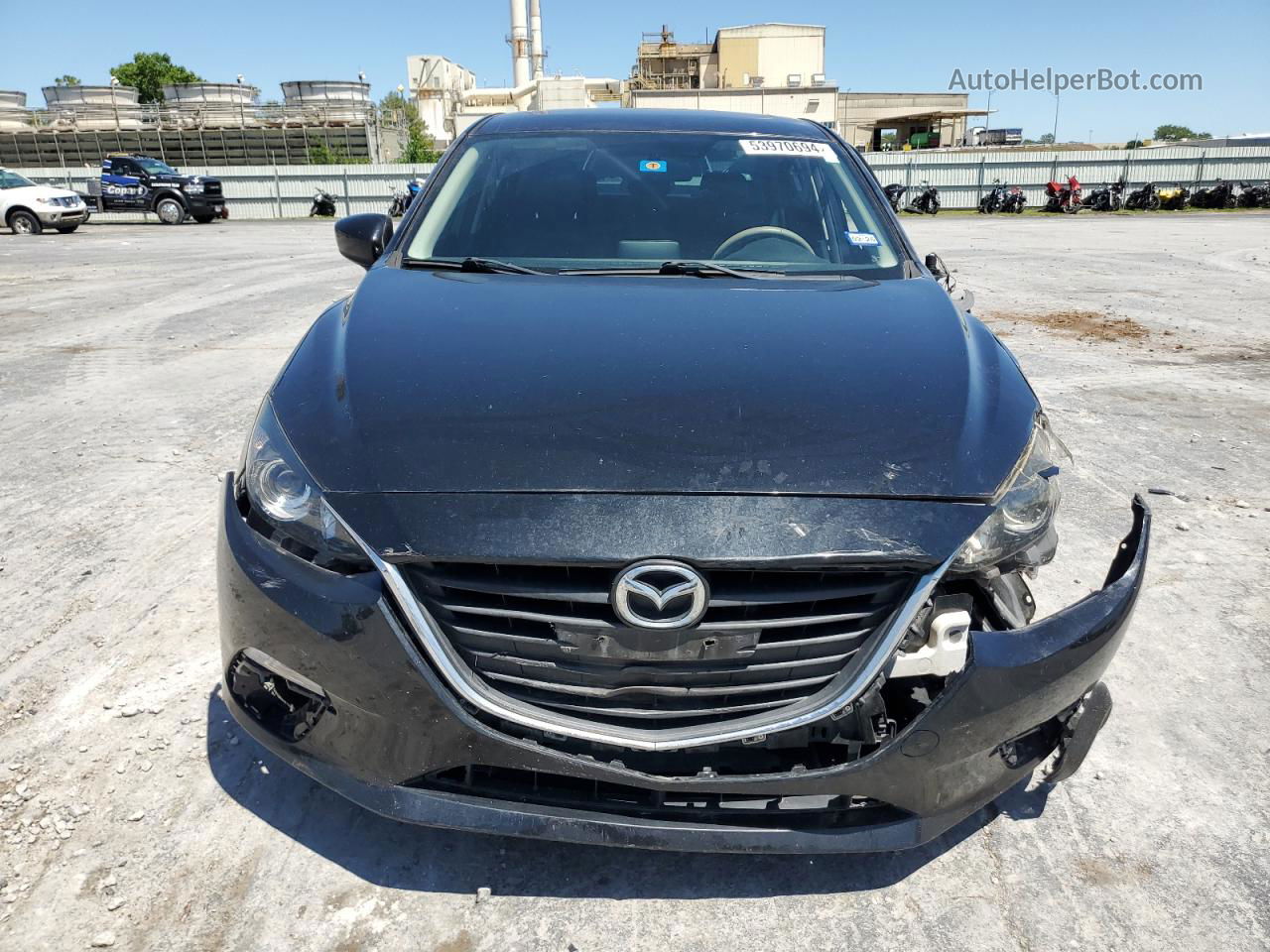 2014 Mazda 3 Grand Touring Black vin: JM1BM1W70E1108367