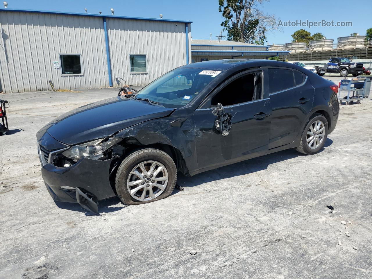 2014 Mazda 3 Grand Touring Black vin: JM1BM1W70E1108367