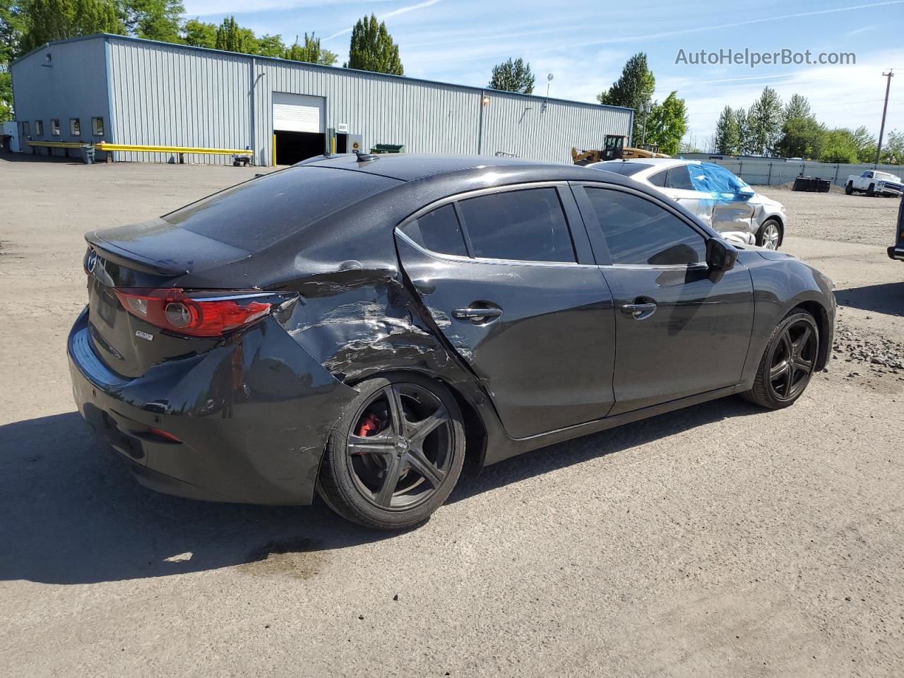 2014 Mazda 3 Grand Touring Black vin: JM1BM1W70E1141420