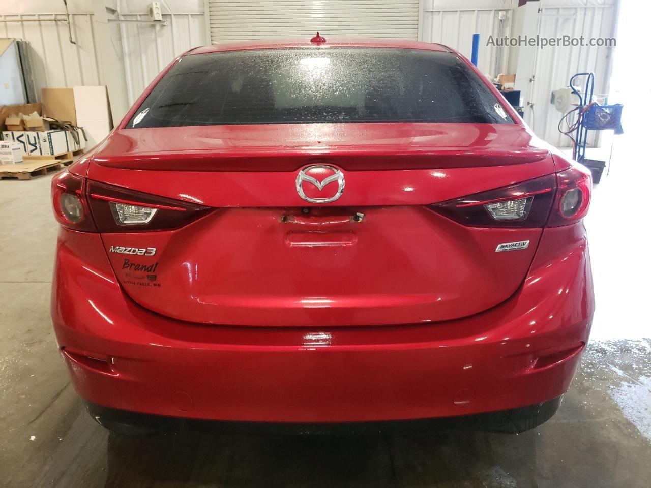 2016 Mazda 3 Touring Красный vin: JM1BM1W70G1301850