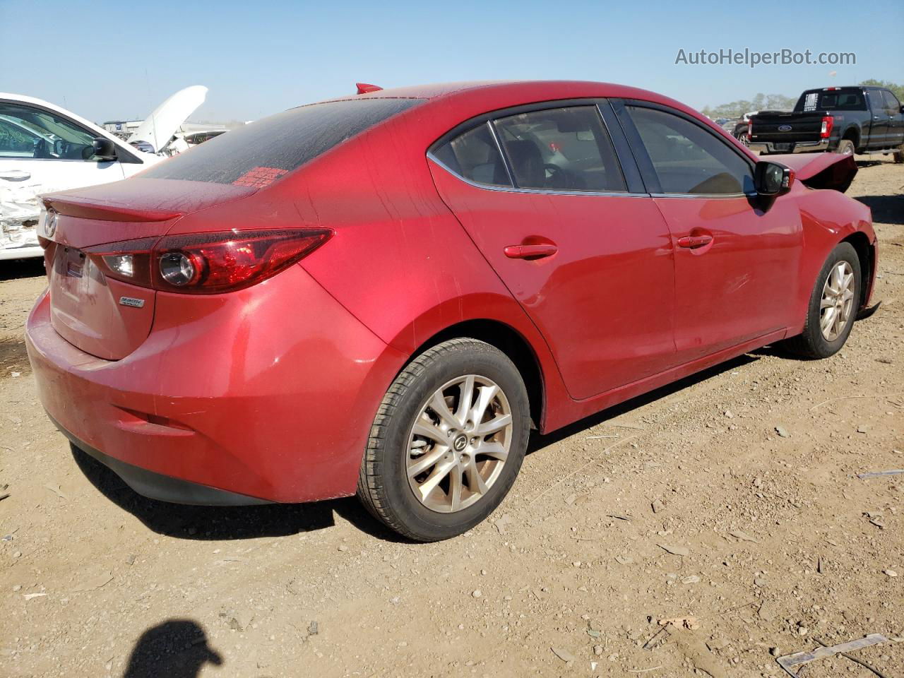 2014 Mazda 3 Grand Touring Red vin: JM1BM1W71E1189086