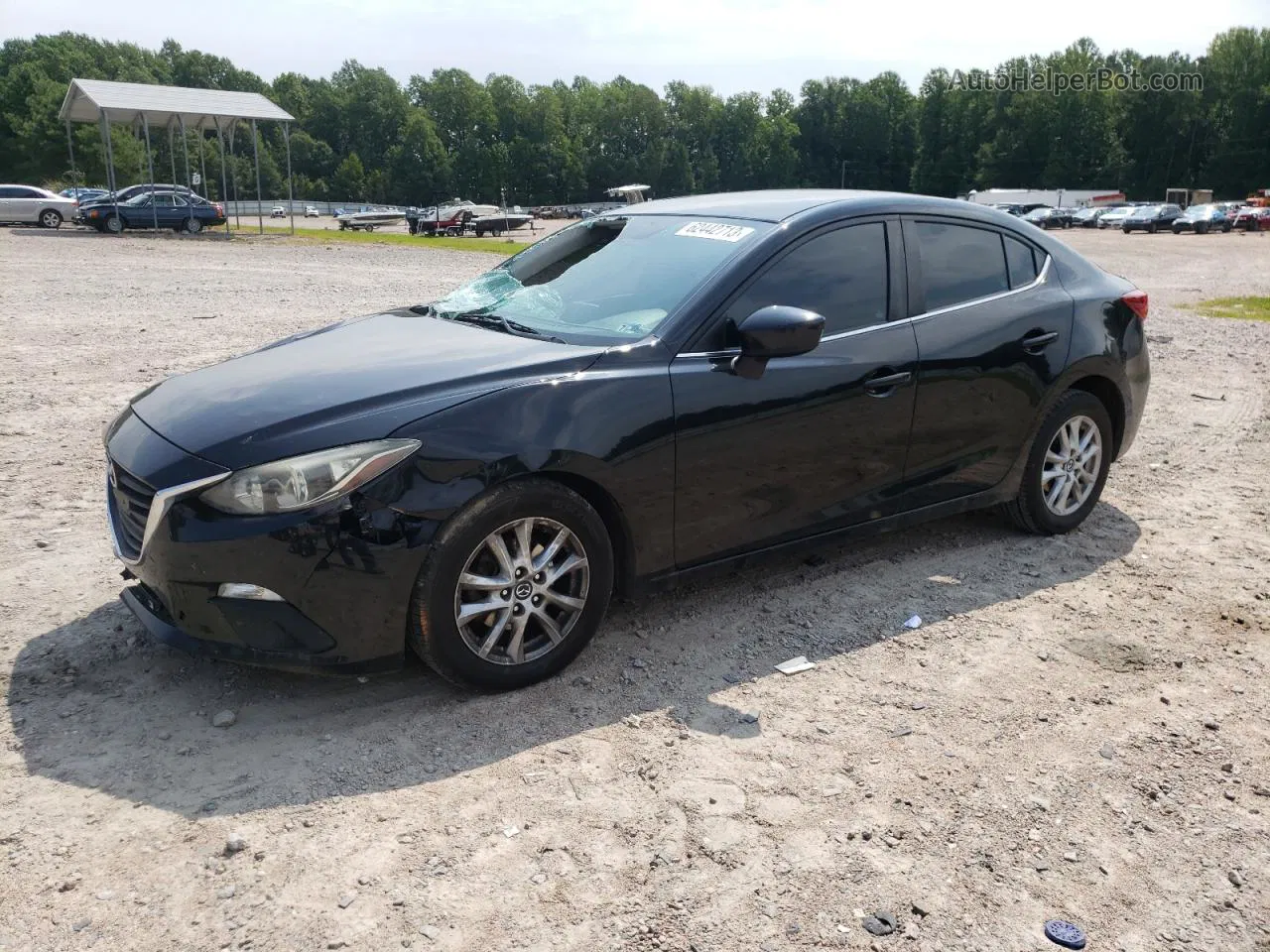 2014 Mazda 3 Grand Touring Black vin: JM1BM1W71E1203035