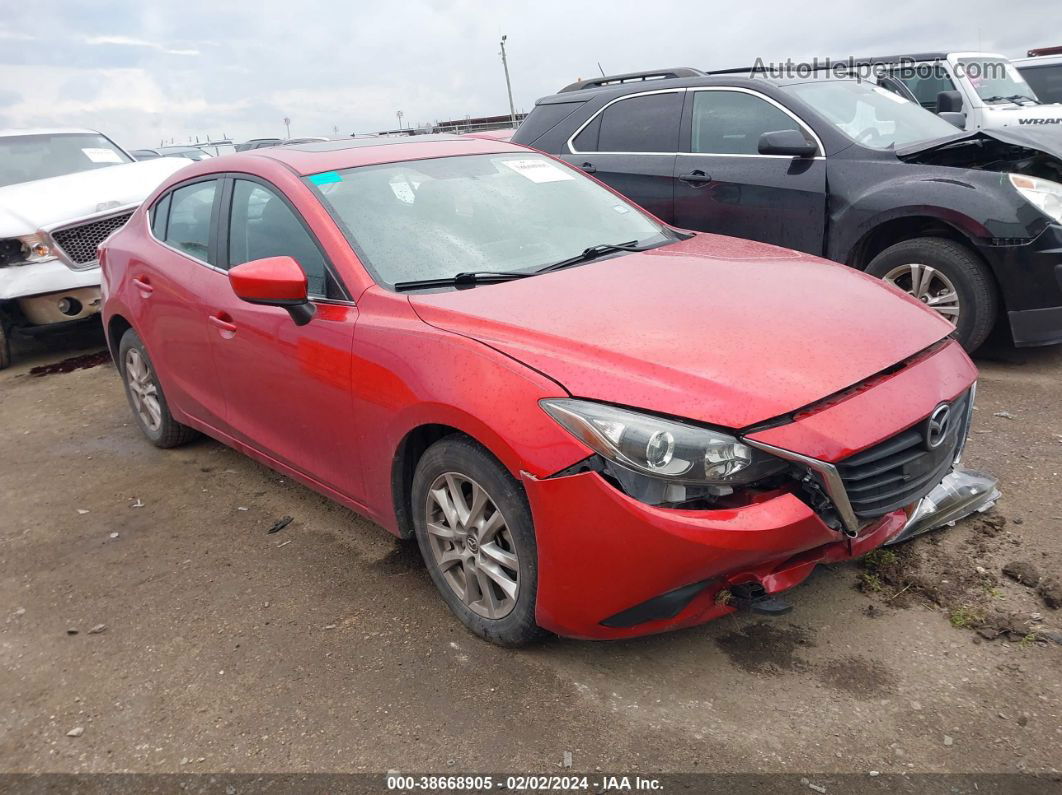 2015 Mazda Mazda3 I Grand Touring Красный vin: JM1BM1W71F1233718