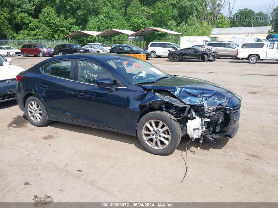 2014 Mazda Mazda3 I Grand Touring Blue vin: JM1BM1W72E1121637