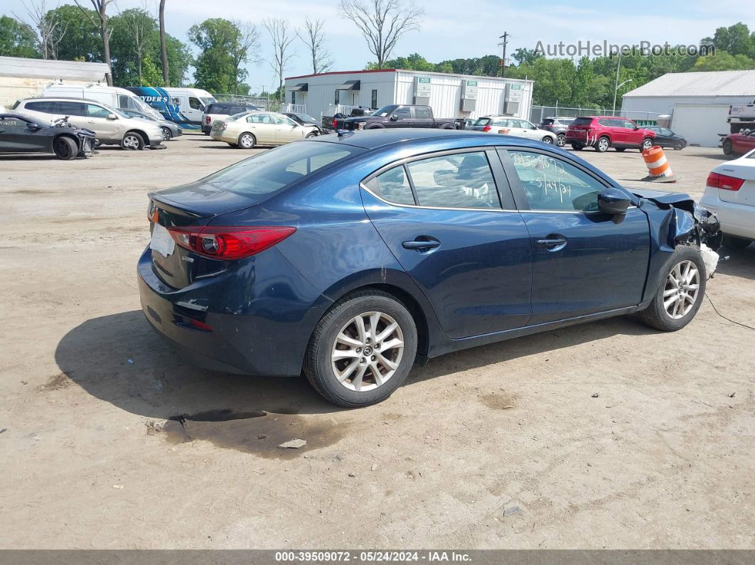 2014 Mazda Mazda3 I Grand Touring Синий vin: JM1BM1W72E1121637