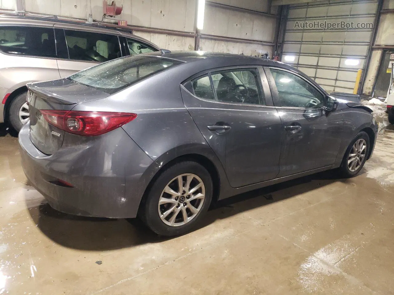 2014 Mazda 3 Grand Touring Gray vin: JM1BM1W72E1179702