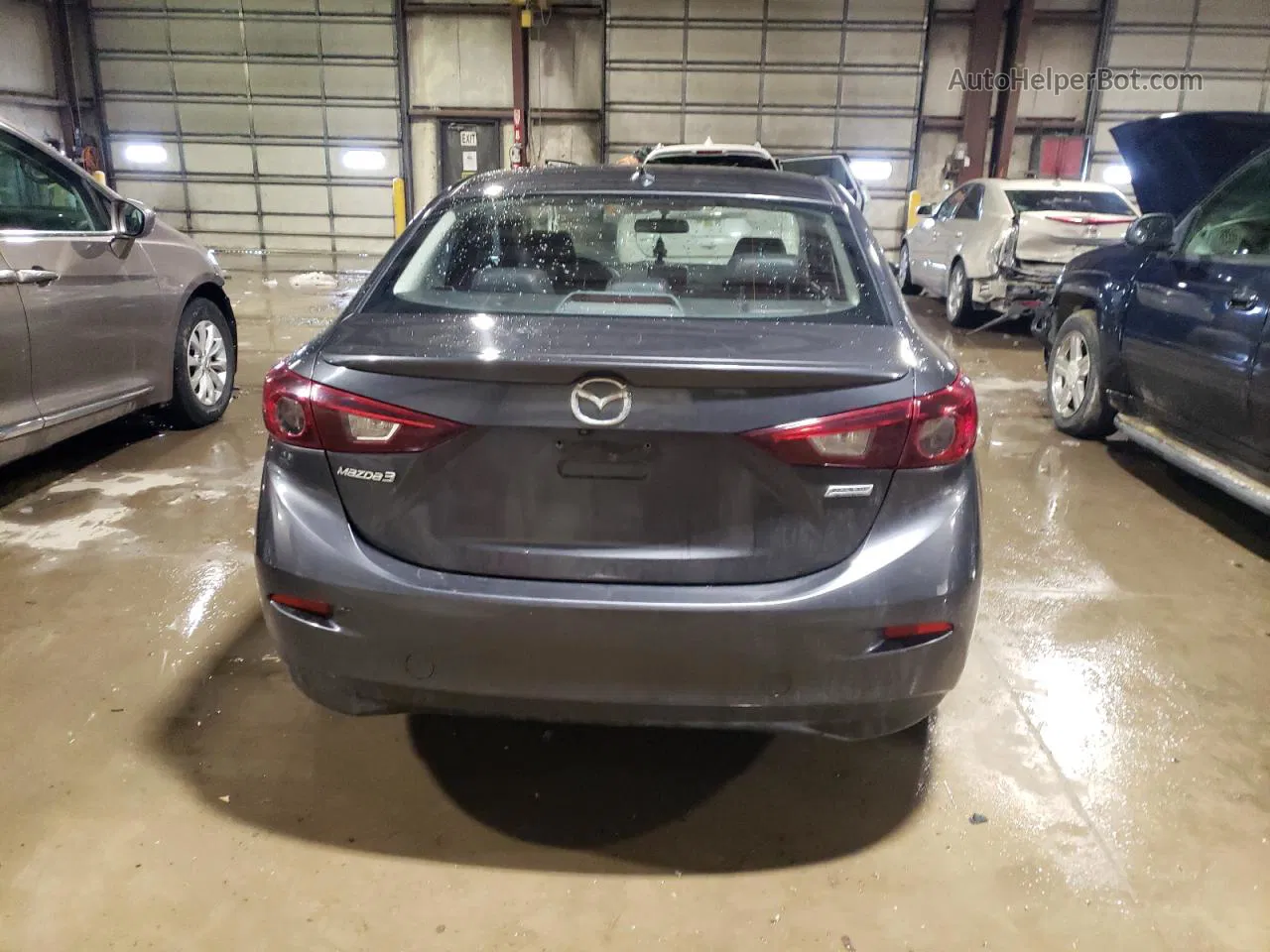 2014 Mazda 3 Grand Touring Gray vin: JM1BM1W72E1179702