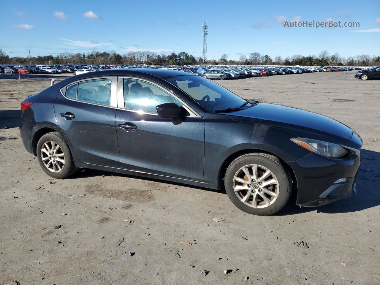 2014 Mazda 3 Grand Touring Черный vin: JM1BM1W73E1157529