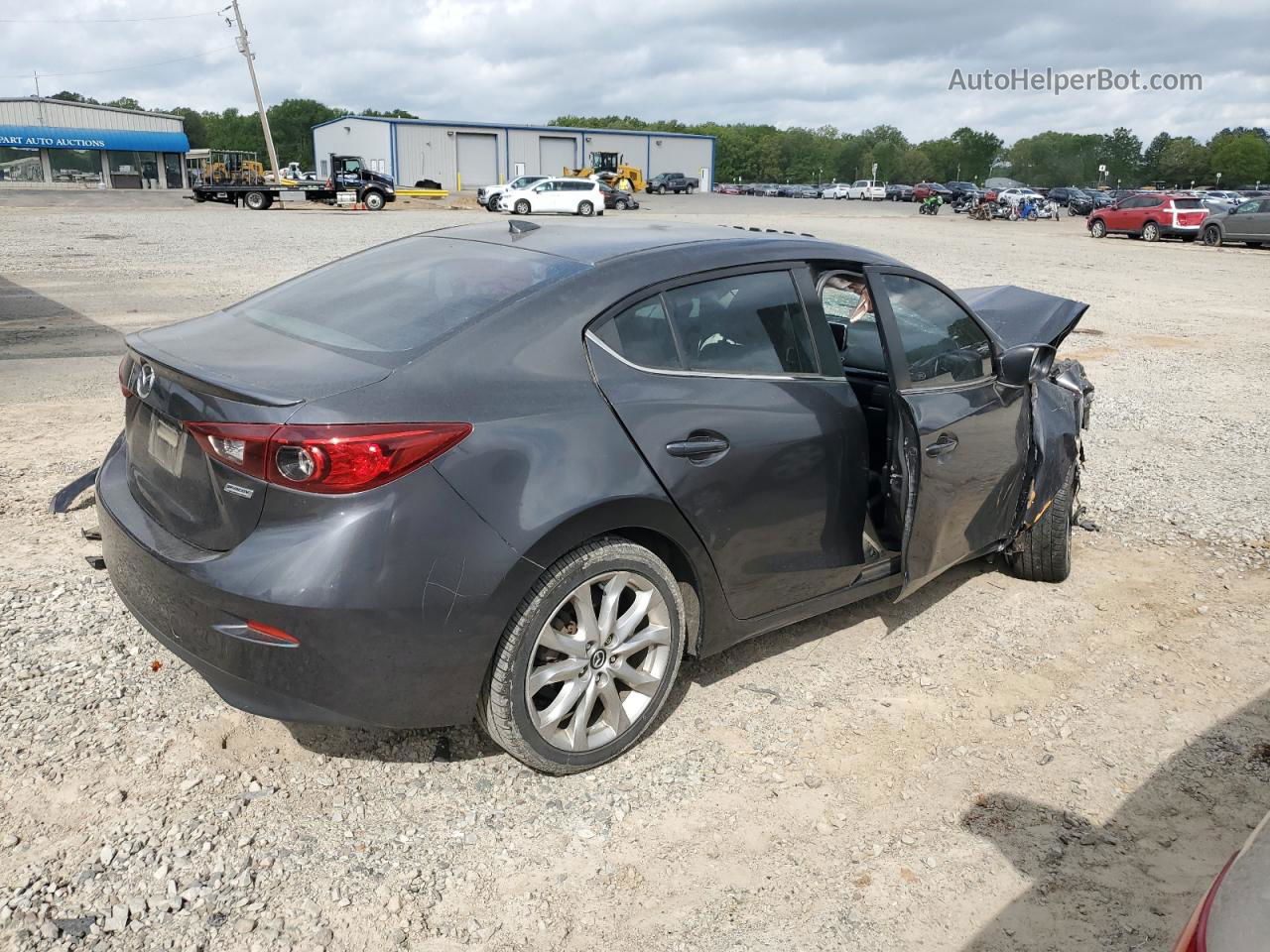 2014 Mazda 3 Grand Touring Серый vin: JM1BM1W73E1195326