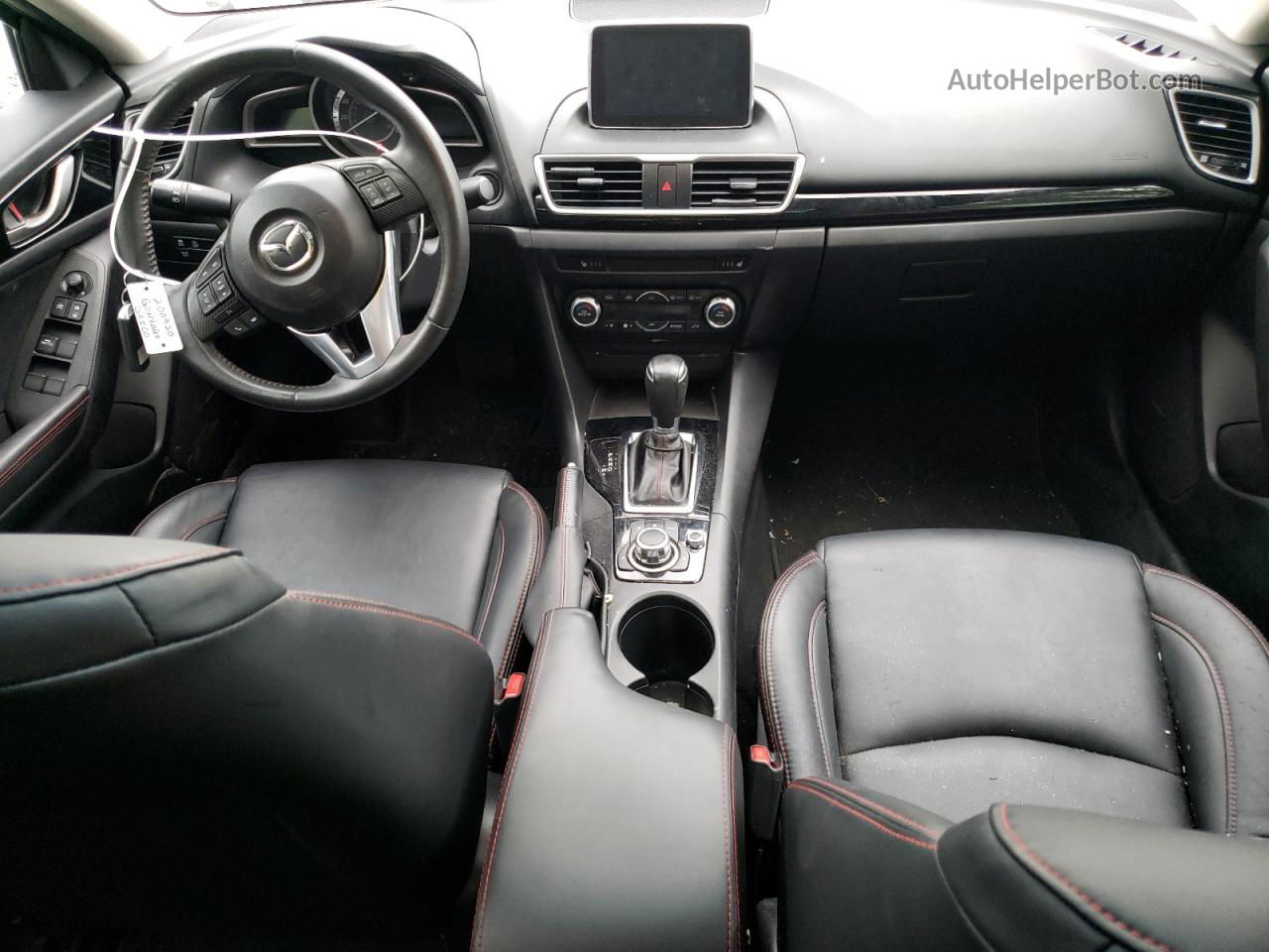 2014 Mazda 3 Grand Touring White vin: JM1BM1W74E1216507