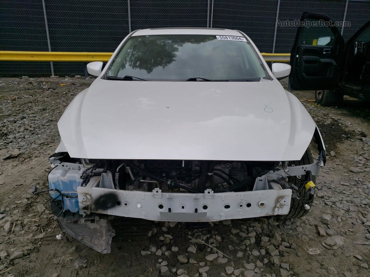 2014 Mazda 3 Grand Touring White vin: JM1BM1W74E1216507