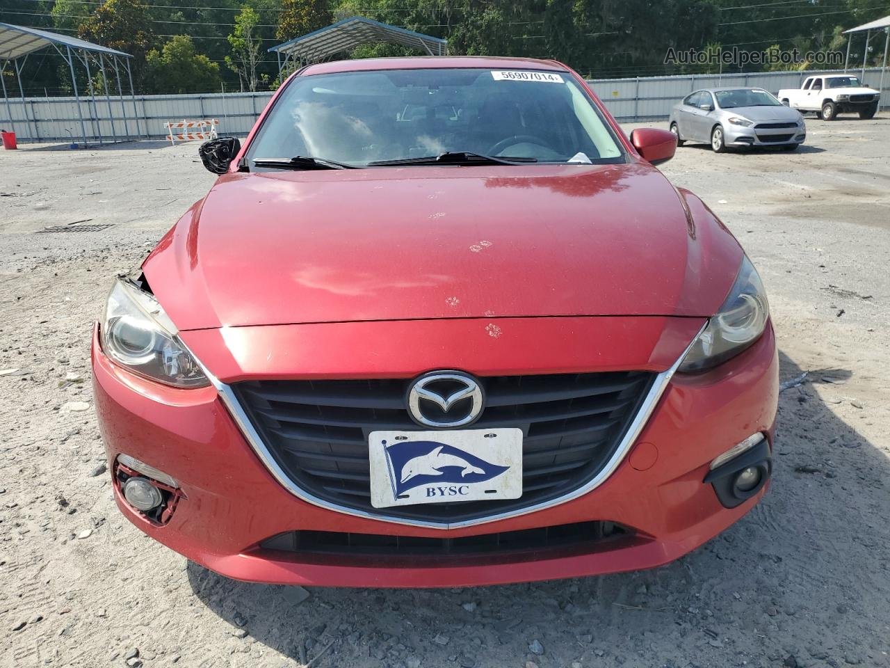 2016 Mazda 3 Touring Red vin: JM1BM1W74G1300944