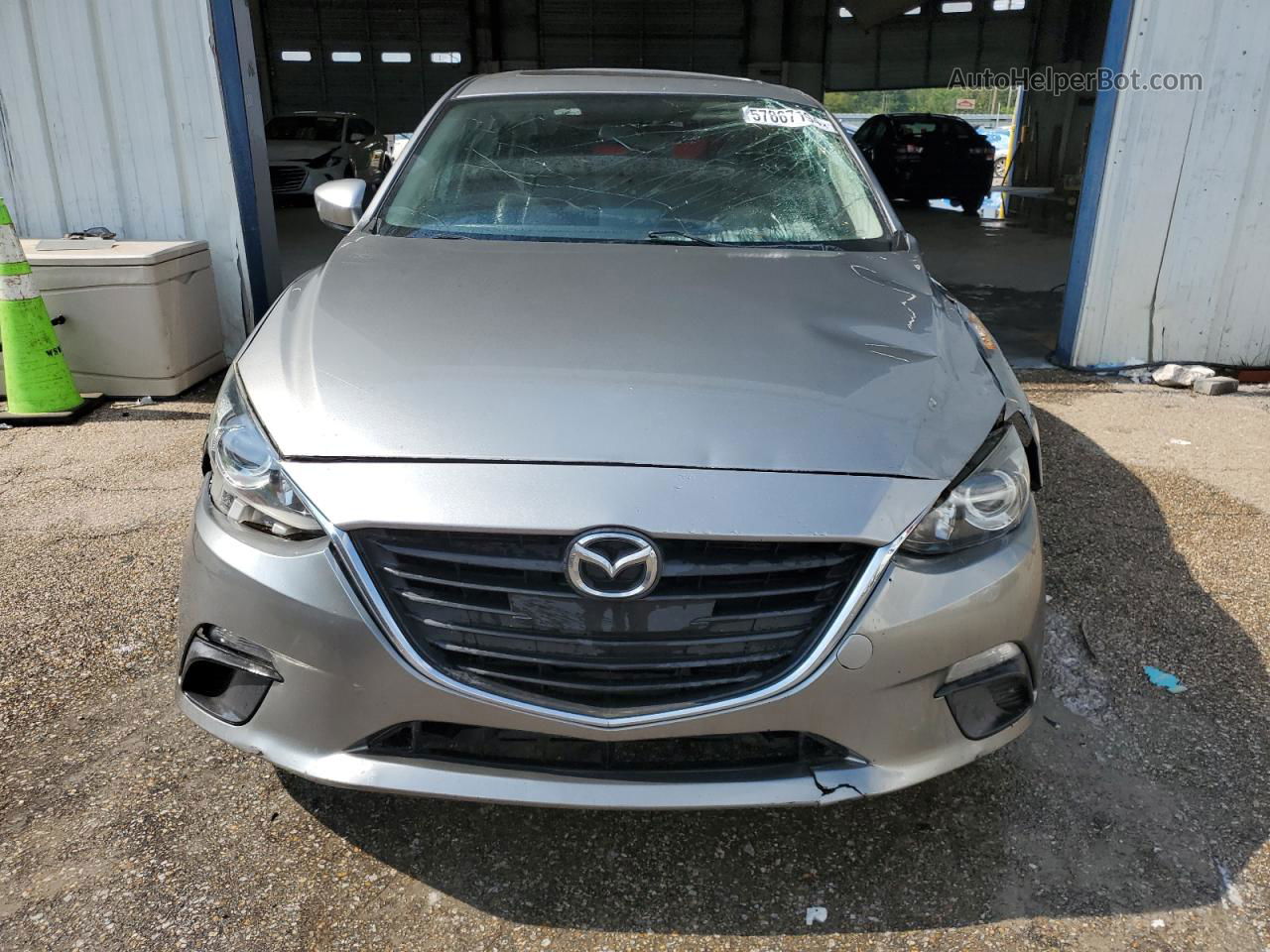 2014 Mazda 3 Grand Touring Silver vin: JM1BM1W75E1106453