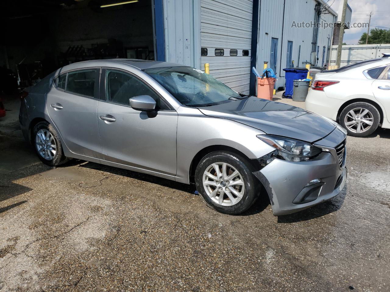 2014 Mazda 3 Grand Touring Серебряный vin: JM1BM1W75E1106453