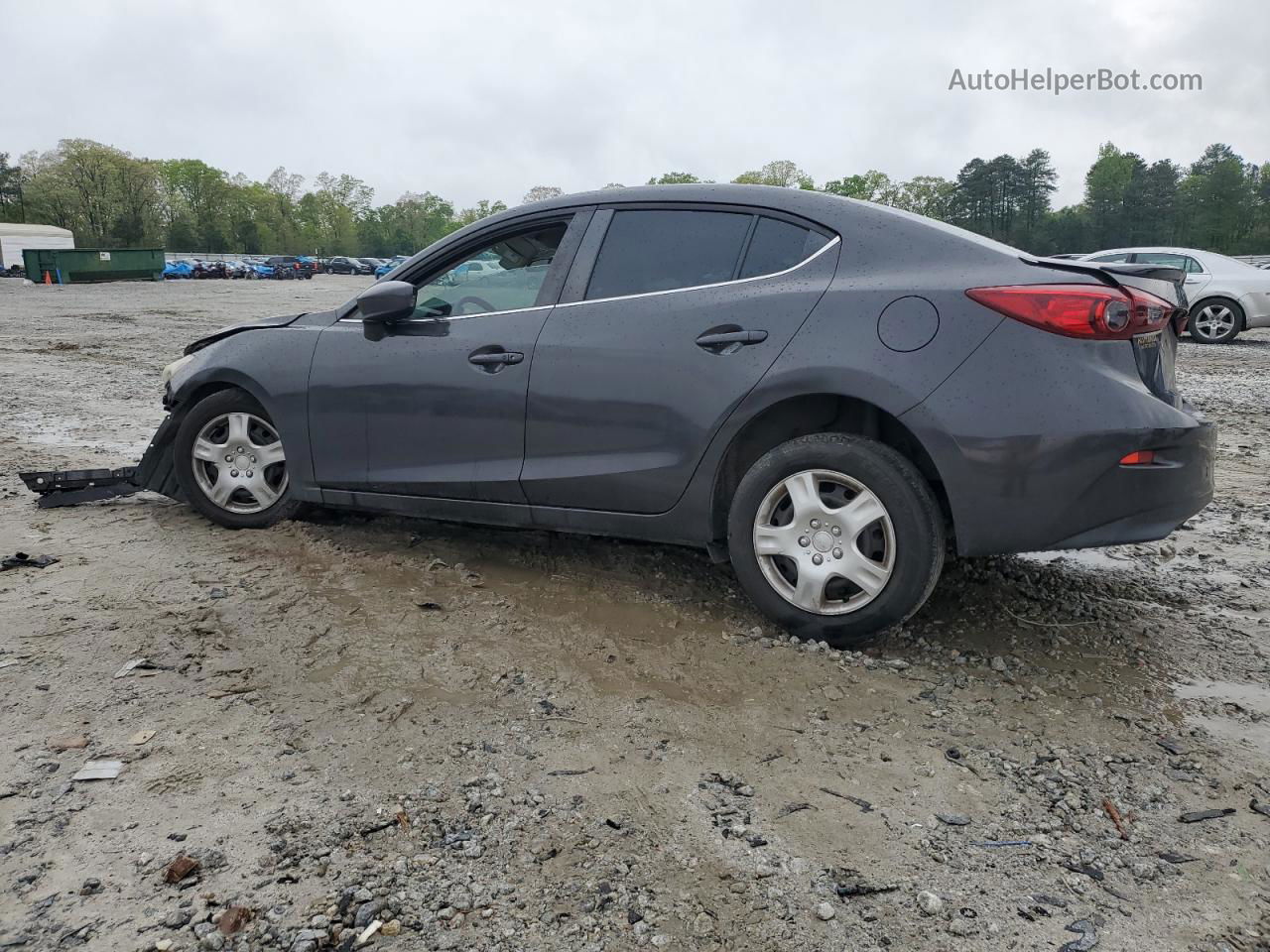 2014 Mazda 3 Grand Touring Серый vin: JM1BM1W75E1119865