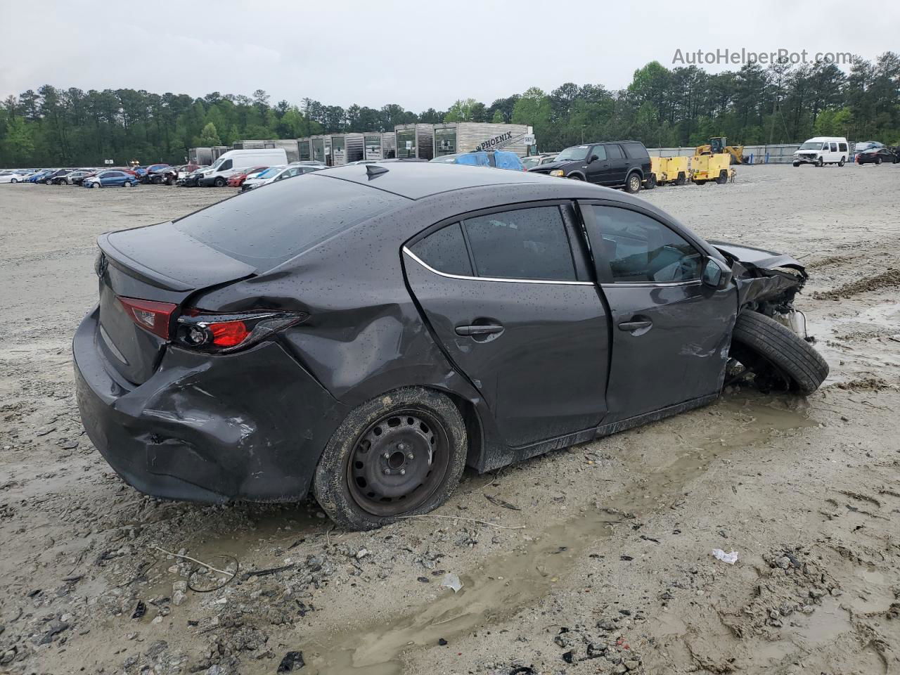 2014 Mazda 3 Grand Touring Серый vin: JM1BM1W75E1119865