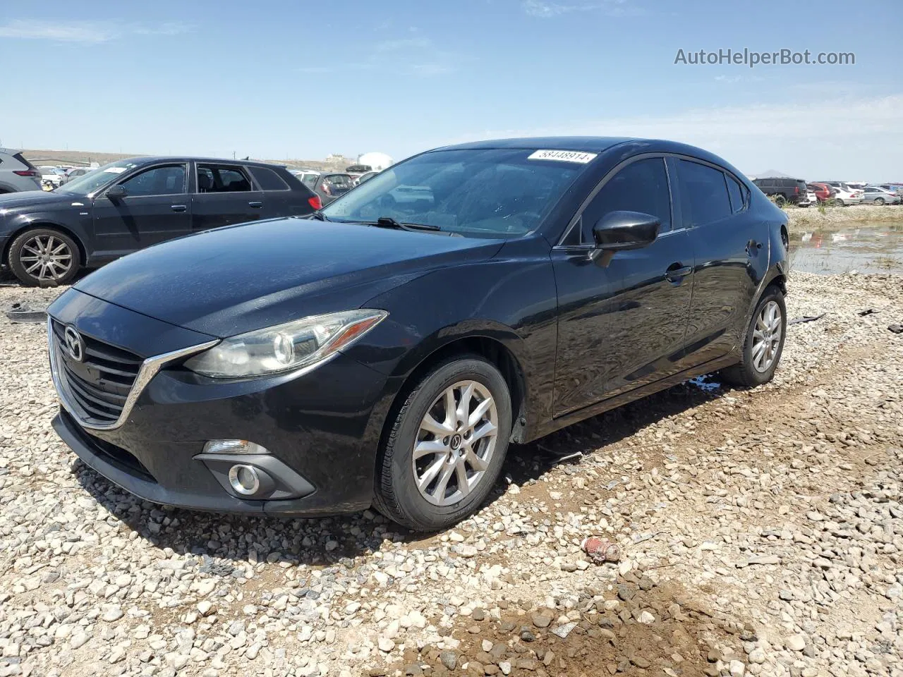 2014 Mazda 3 Grand Touring Black vin: JM1BM1W76E1117347