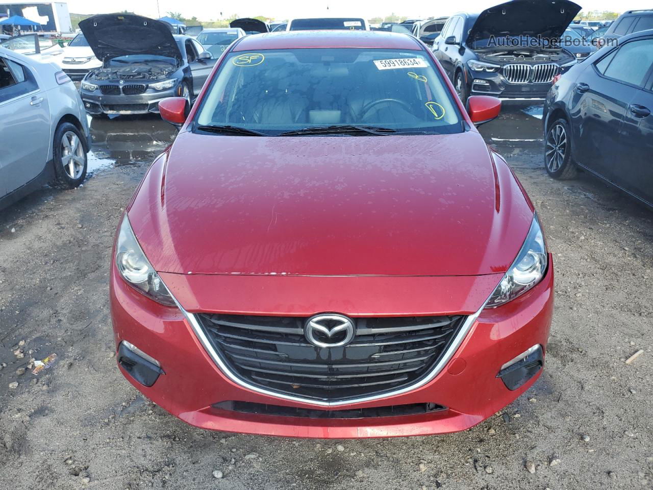 2014 Mazda 3 Grand Touring Красный vin: JM1BM1W76E1121527