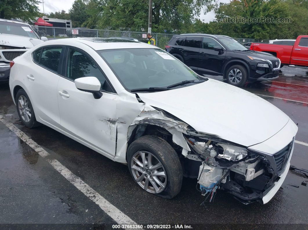 2014 Mazda Mazda3 I Grand Touring White vin: JM1BM1W76E1217240