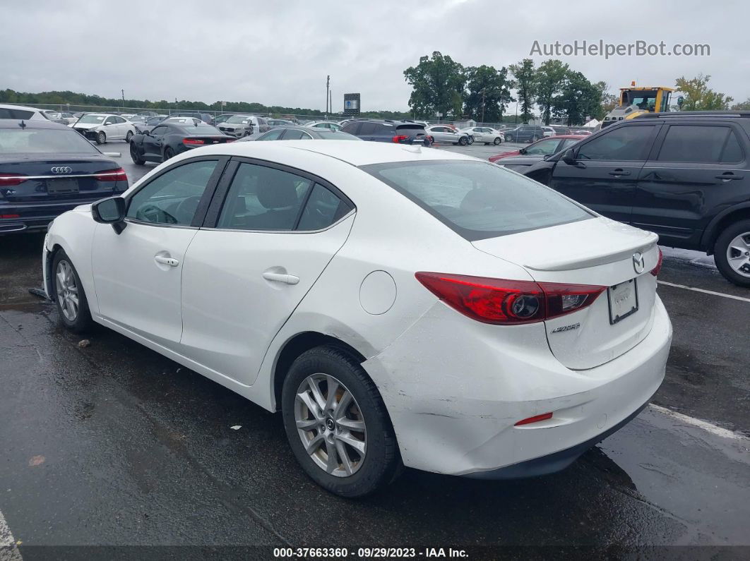 2014 Mazda Mazda3 I Grand Touring White vin: JM1BM1W76E1217240