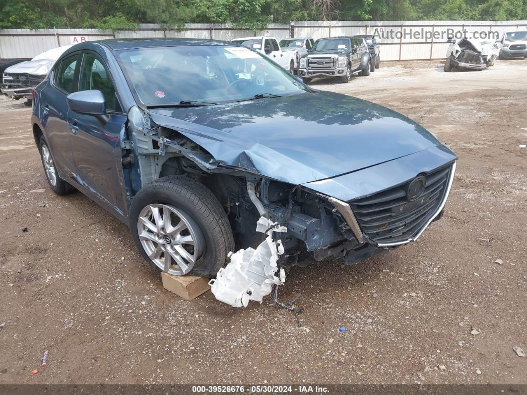 2016 Mazda Mazda3 I Touring Синий vin: JM1BM1W76G1343522