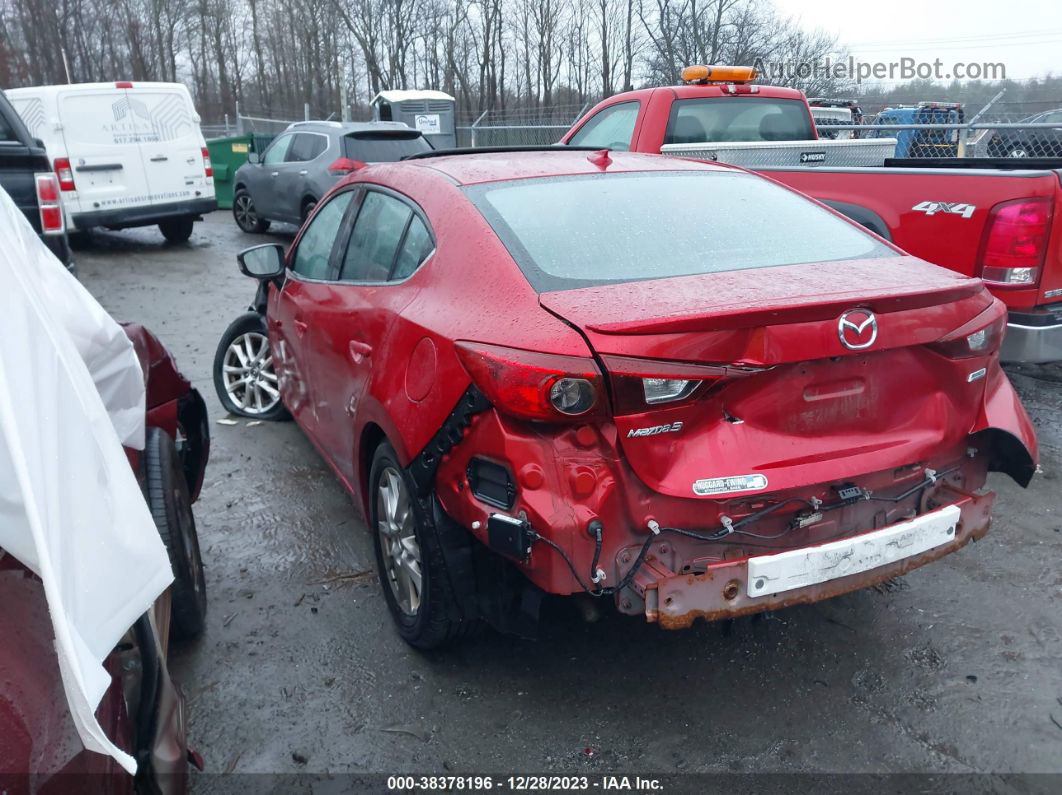 2014 Mazda Mazda3 I Grand Touring Red vin: JM1BM1W77E1143326