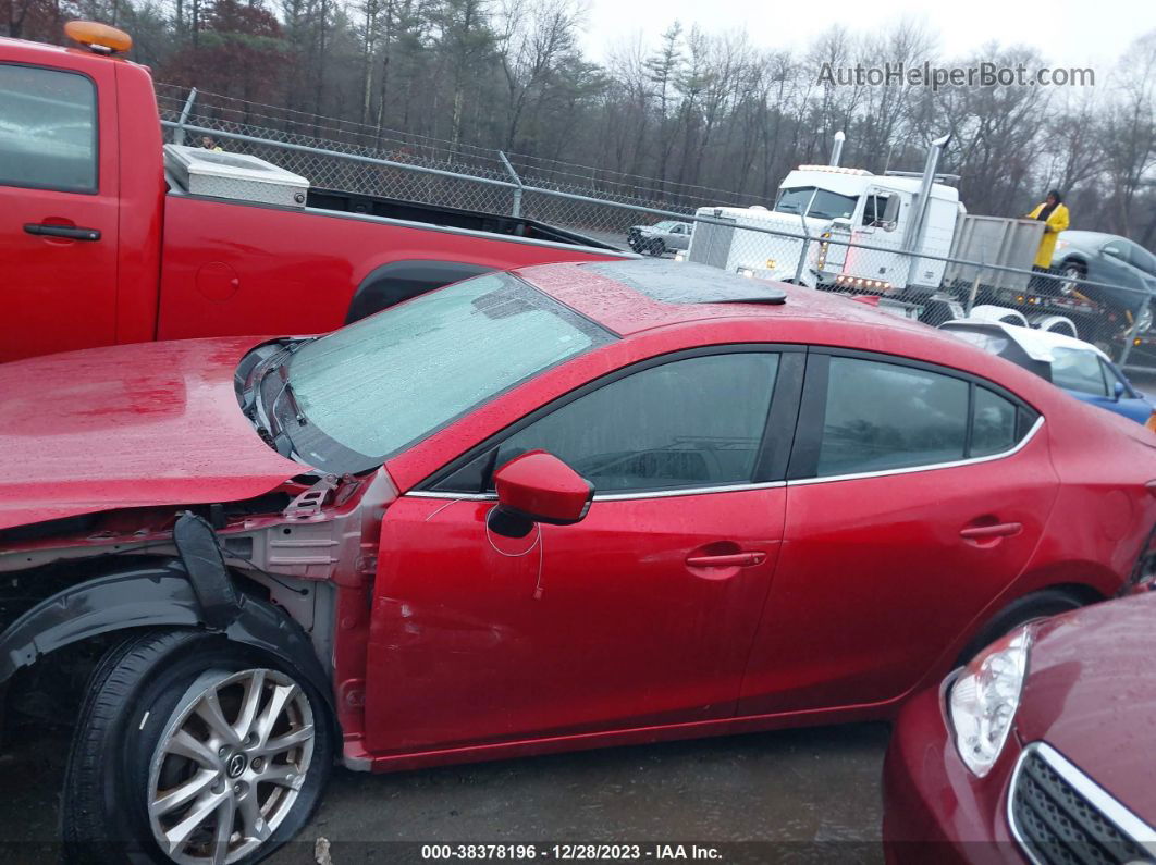 2014 Mazda Mazda3 I Grand Touring Red vin: JM1BM1W77E1143326