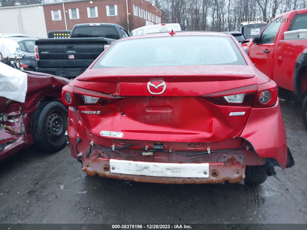 2014 Mazda Mazda3 I Grand Touring Red vin: JM1BM1W77E1143326